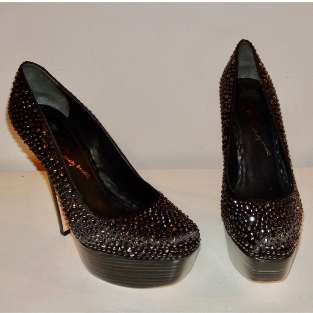 NWOB Alice + Olivia Larimore Rhinestone Platform Pump